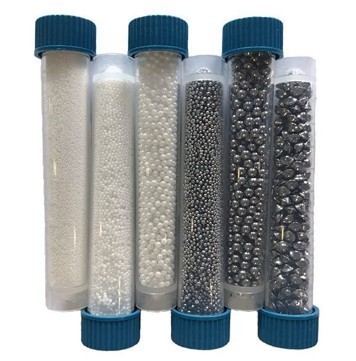 Stainless steel beads.  0.9 - 2.0mm.  4mL.  RNase free. 이미지03