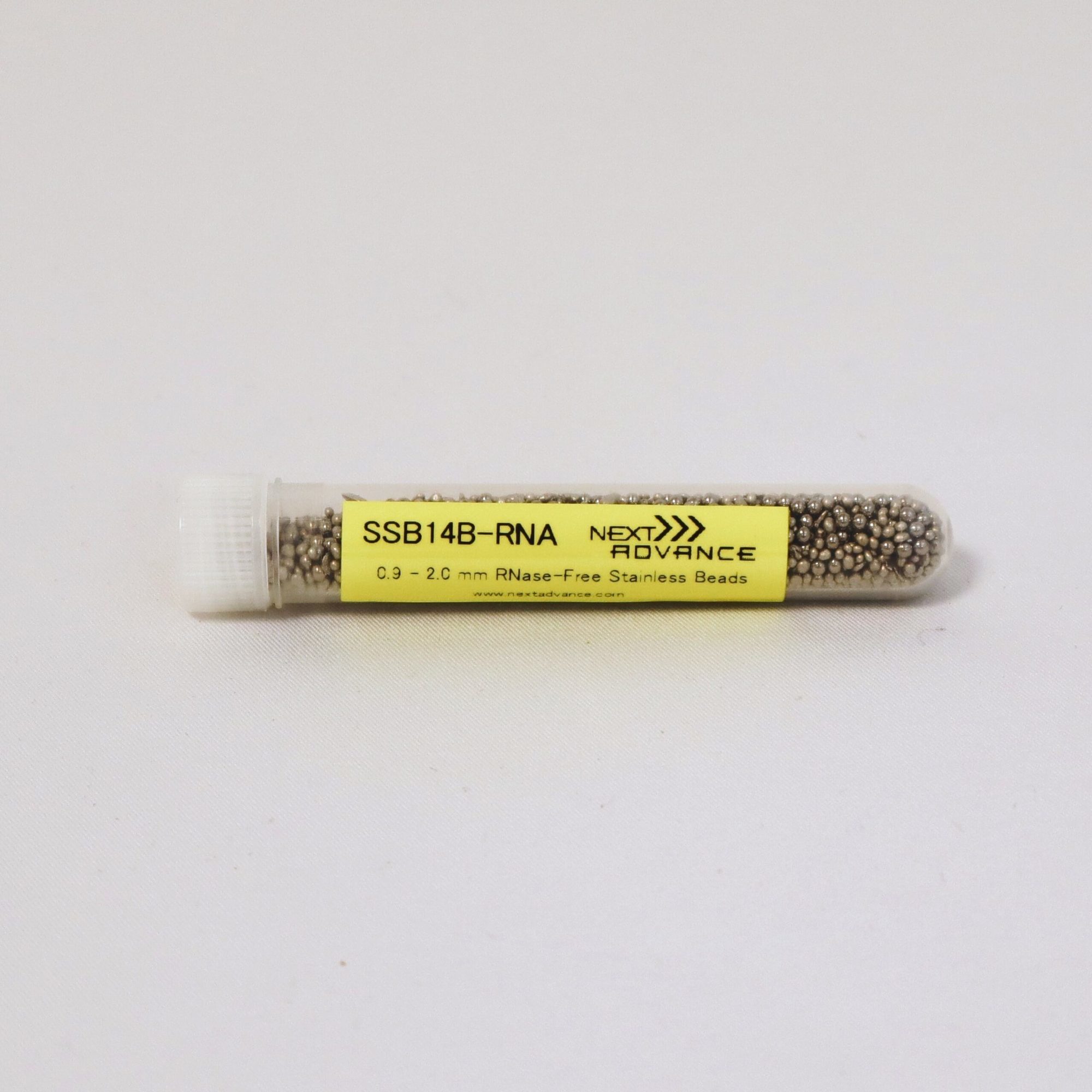 Stainless steel beads.  0.9 - 2.0mm.  4mL.  RNase free. 이미지01